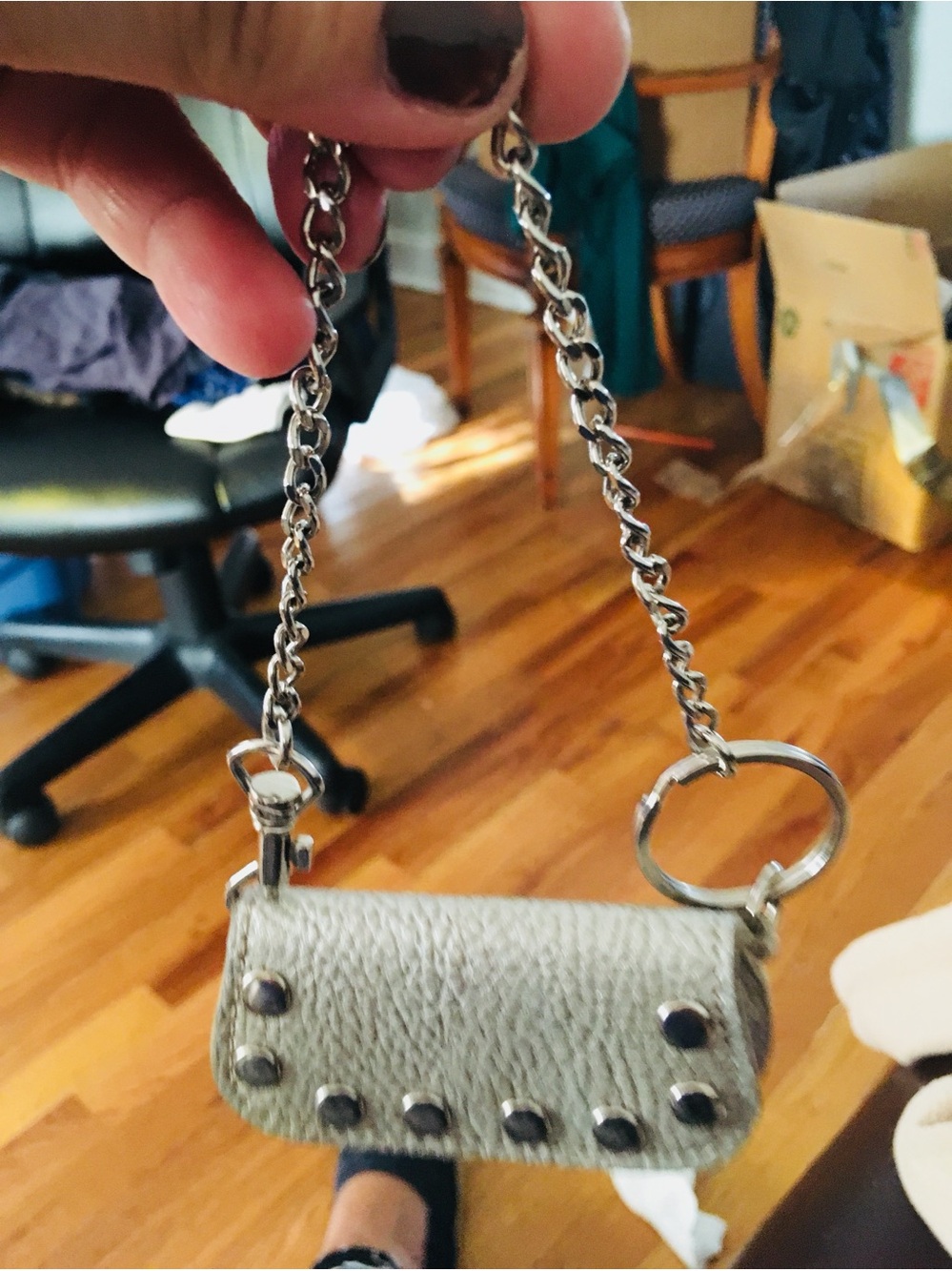 Vintage mini  Kathy vanzeland coin chain purse